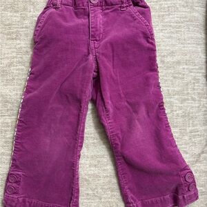 GAP Kids Purple Corduroy Pants